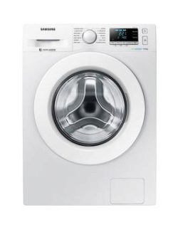 Samsung Ww90J5456Mw 9Kg Load, 1400 Spin Washing Machine With Ecobubble&Trade; Technology - White